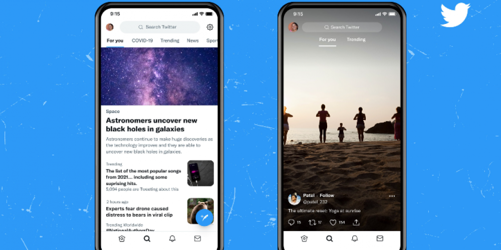 Twitter is testing out a fresh look for its Explore page.