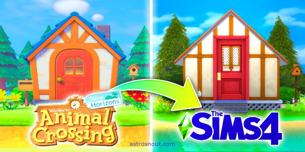 Sims 4 Construction Mirrors Animal Crossing New Horizons Island with Flawless Precision